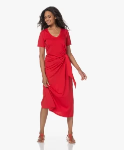 Plein Publique La Filicia Jersey Faux Wikkeljurk - Bright Red -Kleding Series Winkel 230622 e36b04a4 6a97 4fc9 8f14 40ff644827cb scaled