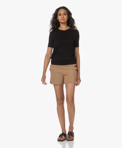 Plein Publique La Femme Pointelle Korte Mouwen Trui - Zwart -Kleding Series Winkel 230622 f8ec1f9c 0cb8 4835 b8c1 6c92b327dae5 scaled