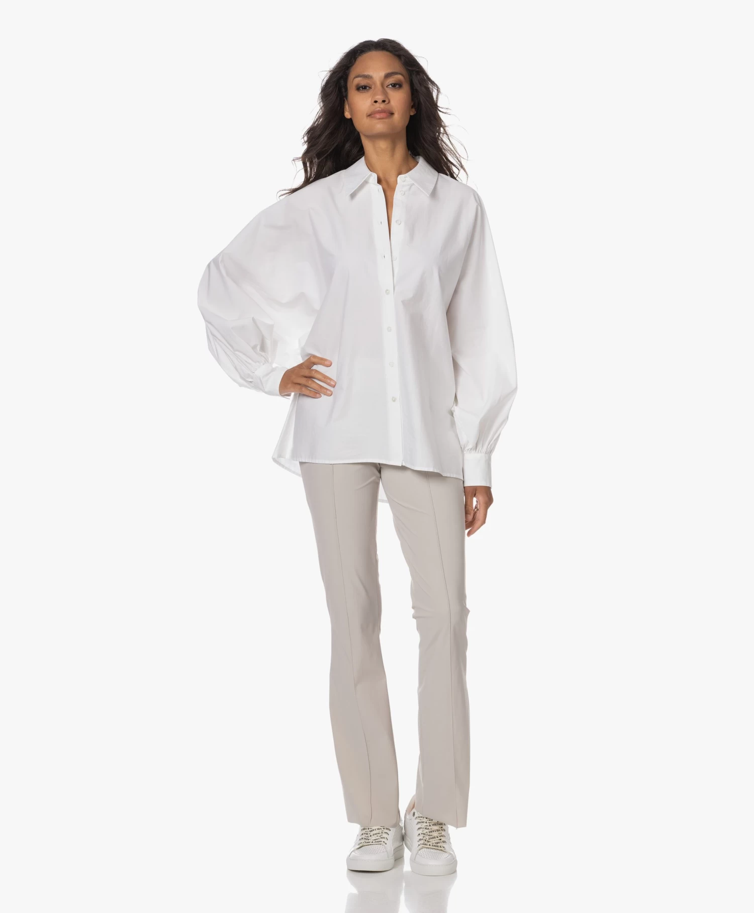 Lasalle Bootleg Tech Jersey Broek - Natural 6 Lasalle Bootleg Tech Jersey Broek - Natural - Afbeelding 6