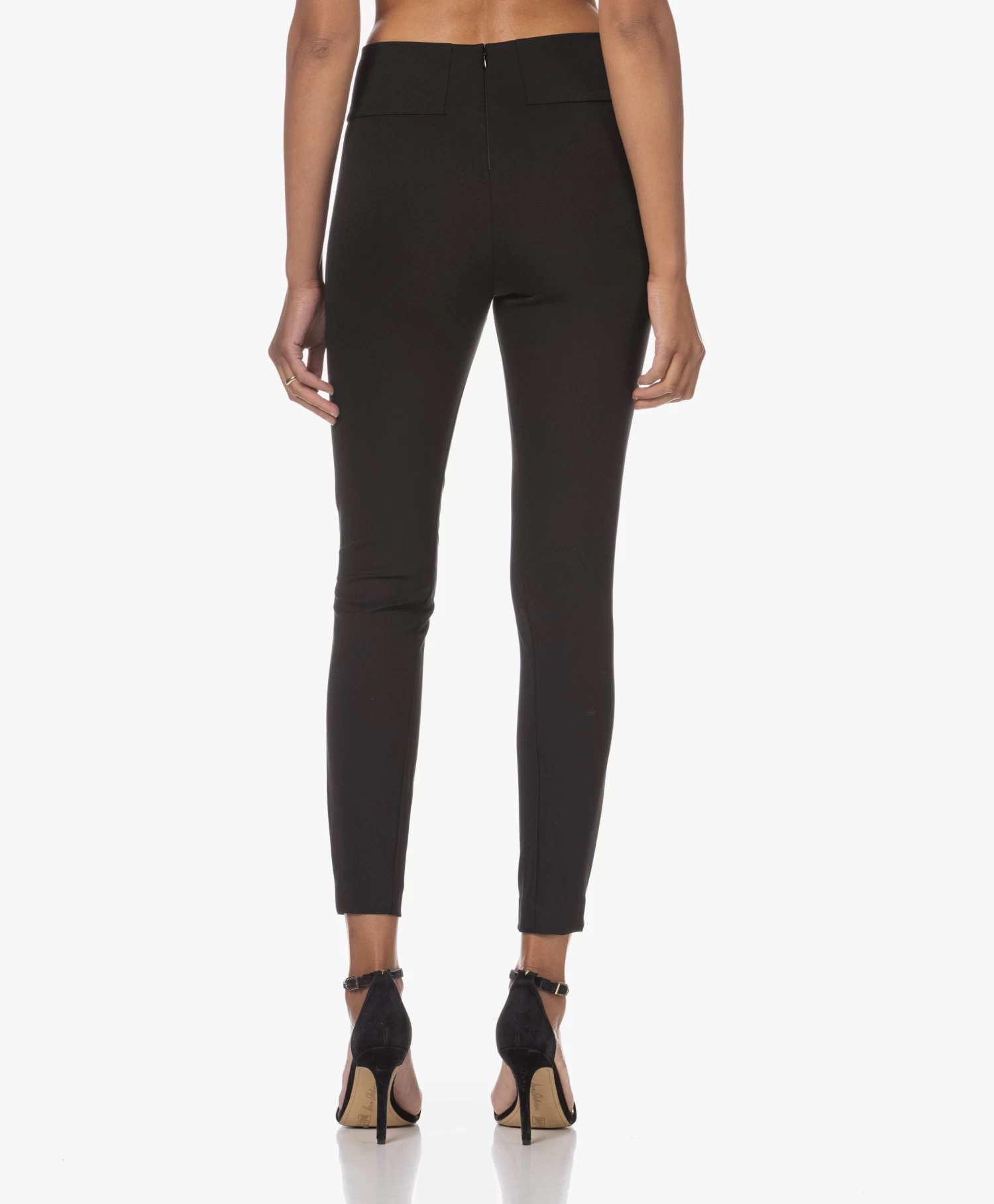 By Malene Birger Adanis Stretch Pantalon - Zwart 4 By Malene Birger Adanis Stretch Pantalon - Zwart - Afbeelding 4