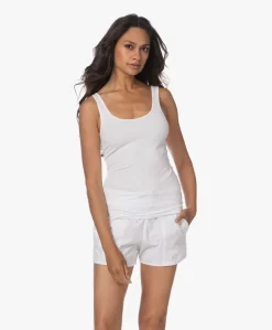 James Perse Lange Tanktop - Wit