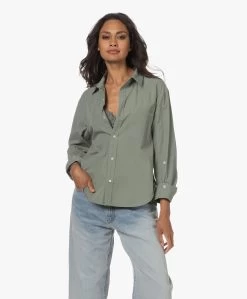 Citizens Of Humanity Kayla Shrunken Poplin Overhemdblouse - Nova