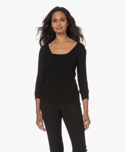 By Malene Birger Laril Viscosemix Trui - Zwart