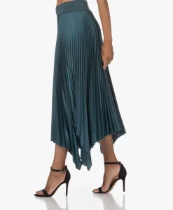 Joseph Ade Plissé Satijnen Midi Rok - Dark Teal -Kleding Series Winkel 230629 30fcf3ec d64a 4d6a bdb6 9e33b8e522e5 scaled