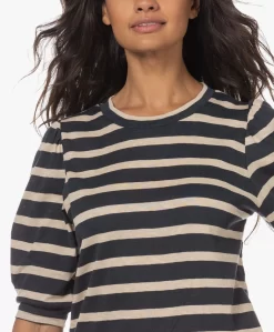 By-Bar Nicky Gestreept Slub Jersey T-Shirt - Midnight/Ecru -Kleding Series Winkel 230629 453c54a8 58b8 4354 abd1 130887a72033 scaled