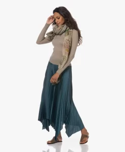 Joseph Ade Plissé Satijnen Midi Rok - Dark Teal -Kleding Series Winkel 230629 9002e2c8 b97e 4e46 87c1 267883e05dea scaled