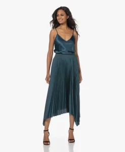 Joseph Ade Plissé Satijnen Midi Rok - Dark Teal -Kleding Series Winkel 230629 e5b353e8 ce09 4df8 a8af abbc203a1745 scaled