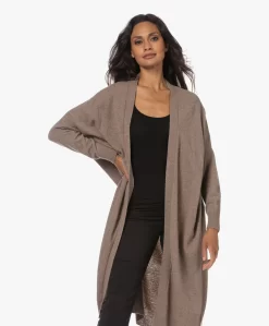 Sibin/Linnebjerg Simone Merino Lang Open Vest - Donker Zand -Kleding Series Winkel 230704 58912a88 a77a 4f63 8355 529b2da2a56a scaled