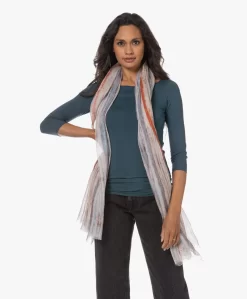 Lasalle Linnen Strepenprint Sjaal - Multi-Color -Kleding Series Winkel 230704 74851b9d 464a 4694 aa00 35a4f001dd6b scaled