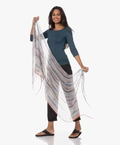 Lasalle Linnen Strepenprint Sjaal - Multi-Color -Kleding Series Winkel 230704 ba57e041 a314 493c 8850 00b19f07959c scaled