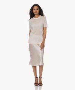 Vince Crush Satijnen Midi Rok - Champagne -Kleding Series Winkel 230704 c0ba72f8 b554 47a1 b7c8 b2124231431f