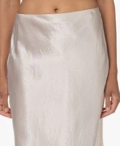 Vince Crush Satijnen Midi Rok - Champagne -Kleding Series Winkel 230704 ce1c5996 5bba 4834 8f5f 987a6afe6287