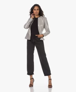 Iro Elbaz Kraagloze Pailletten Blazer - Zilver -Kleding Series Winkel 230704 e4aa1644 724b 455b 8cb6 ba6693a645cf scaled