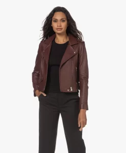 Iro Ashville Leren Bikerjack - Bordeaux -Kleding Series Winkel 230704 f5e5ab69 544f 4895 80e2 cb6bca84dd6f scaled