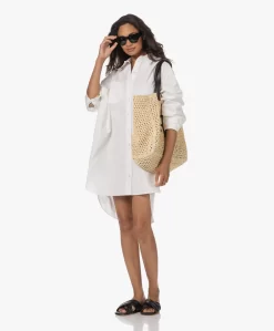 Anine Bing Maxine Oversized Mini Blousejurk - Wit -Kleding Series Winkel 230706 02934bc0 f35b 4c84 8abb ff0ec4c65737 scaled