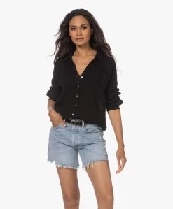 Michael Stars Toni Mousseline Raglan Blouse - Zwart -Kleding Series Winkel 230706 49f093c8 ebe5 4c42 94b2 6c260207846f