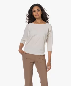 Japantky Nariko Light Travel Jersey T-Shirt - Linen