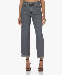 Pomandère High-Rise Carrot Jeans - Dirty Blue