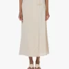 By Malene Birger Esra Crêpe Maxi Rok - Pearl