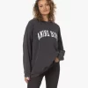 Anine Bing Tyler Oversized Sweatshirt - Washed Black