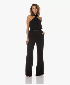 Anine Bing Becca Crêpe Top Met Gedraaide Hals - Zwart -Kleding Series Winkel 230711 816937e8 7a56 4d97 bb22 92b54bb3756e scaled