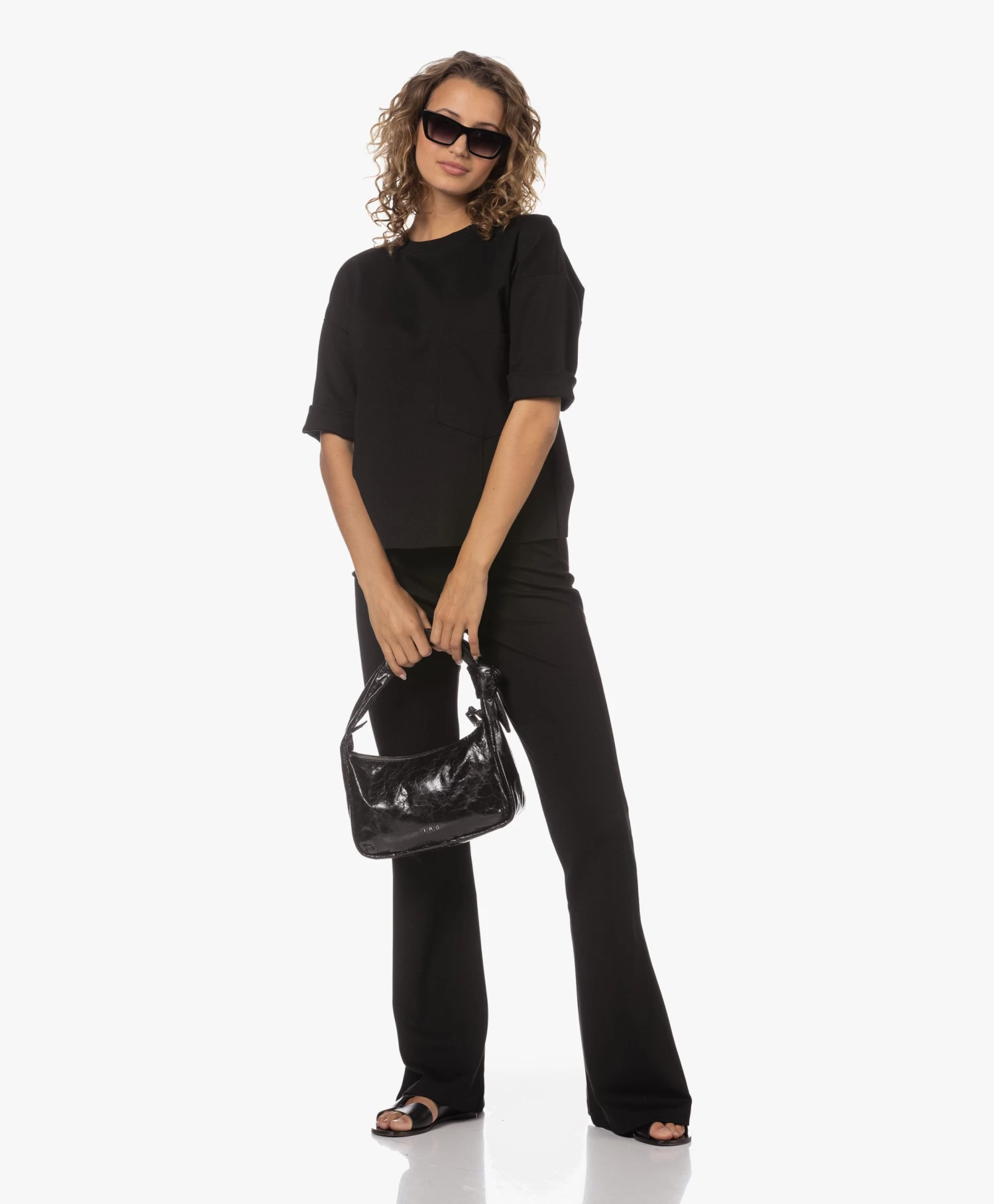 Atp Atelier Allai Leren Slippers - Zwart 2 Atp Atelier Allai Leren Slippers - Zwart - Afbeelding 2