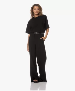 Anine Bing Maddie Boxy Crêpe Blousetop - Zwart -Kleding Series Winkel 230711 8faa4a23 abf3 41ac a204 65ea1db47c59 scaled