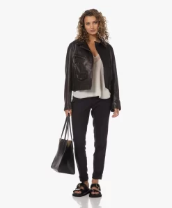 Enes Antwerp Bella Nappa Leren Bikerjack - Zwart -Kleding Series Winkel 230711 a79aa0c2 0d47 4cab 8b38 4af3a7281a9f scaled