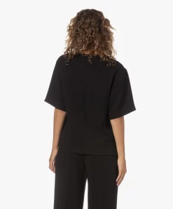 Anine Bing Maddie Boxy Crêpe Blousetop - Zwart -Kleding Series Winkel 230711 aa75836a 2ab2 4e2d 9c4c d0671aff7ec3 scaled