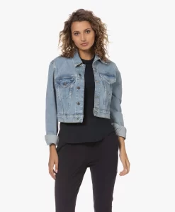 Filippa K Classic Cropped Denim Jack - Allover Stone -Kleding Series Winkel 230711 ab1653d8 4d18 40e0 ab0b 4c8d886c4464 scaled