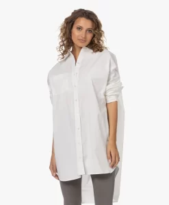 Anine Bing Maxine Oversized Mini Blousejurk - Wit -Kleding Series Winkel 230711 b233584f fc30 4a6e 8201 a4cc1d5c9230 scaled