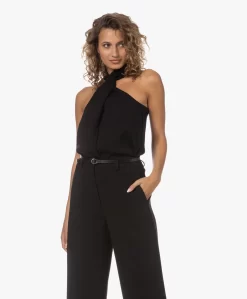 Anine Bing Becca Crêpe Top Met Gedraaide Hals - Zwart -Kleding Series Winkel 230711 b48104aa 2afe 42dd bff3 acb1059ce968 scaled