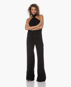 Anine Bing Becca Crêpe Top Met Gedraaide Hals - Zwart -Kleding Series Winkel 230711 f62bde79 5653 46d4 b684 095f2eef5a3a scaled