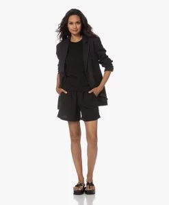 Closed Lola Oversized Scheerwolmix Blazer - Zwart -Kleding Series Winkel 230713 202d0187 6196 4f2c bb48 180eaa37e080