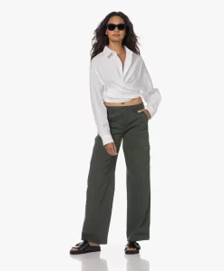 Drykorn Ductile Cargo Broek - Groen -Kleding Series Winkel 230713 52342c19 4452 4a32 94fb 9ecdf5032492 1 scaled