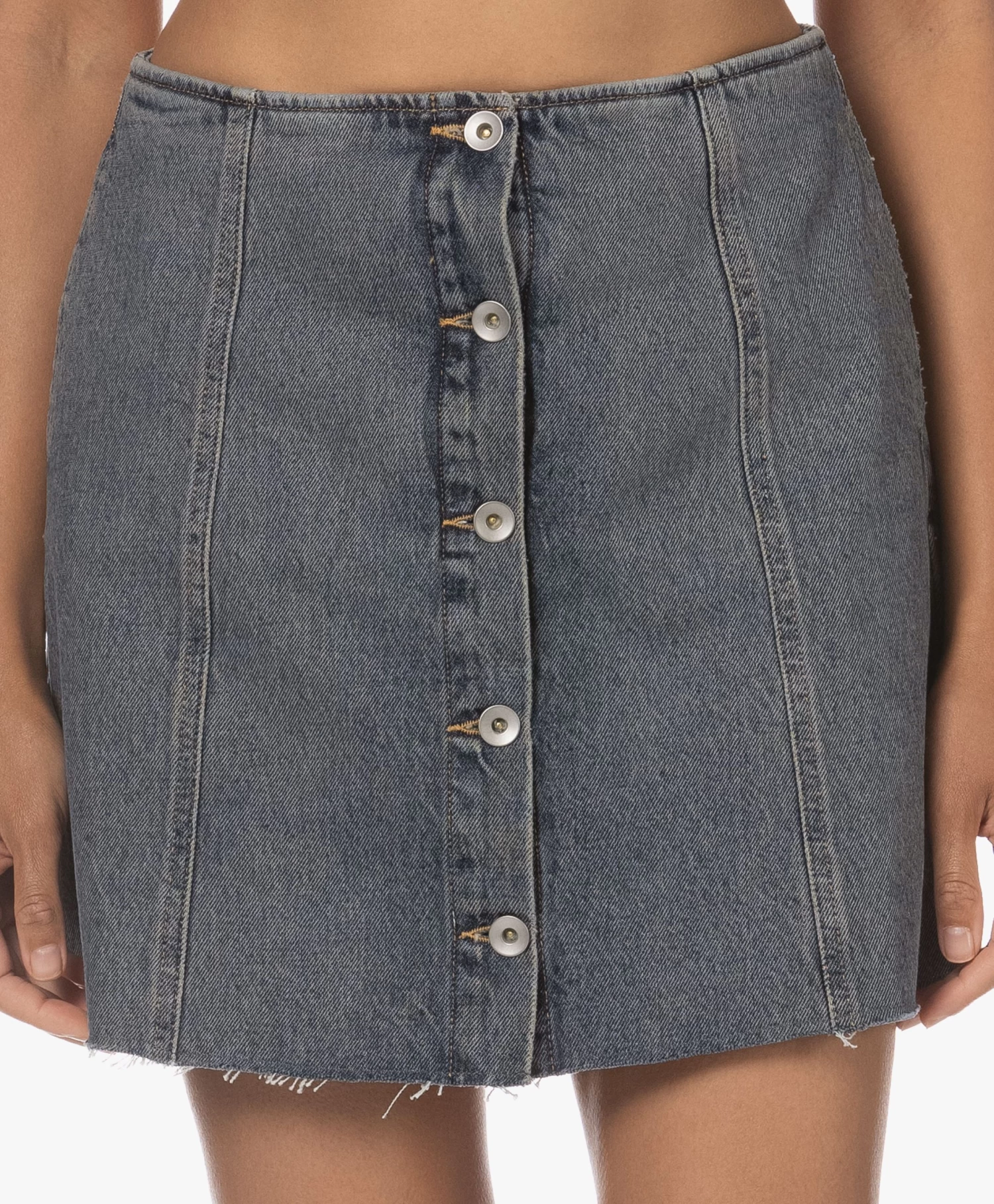 Pomandère Mini Denim Doorknooprok - Dirty Blue 7 Pomandère Mini Denim Doorknooprok - Dirty Blue - Afbeelding 7