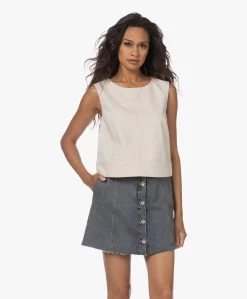 Closed Denim Cropped Top - Crème -Kleding Series Winkel 230713 61f0f184 54f6 43ec 9337 778976f71912