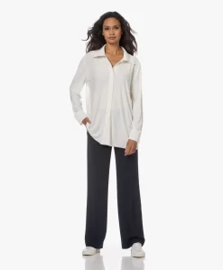 Norma Kamali Boyfriend Tech Jersey Blouse - Ivoor -Kleding Series Winkel 230713 774e8e92 2474 4f0a 9727 03daa72fb510 scaled