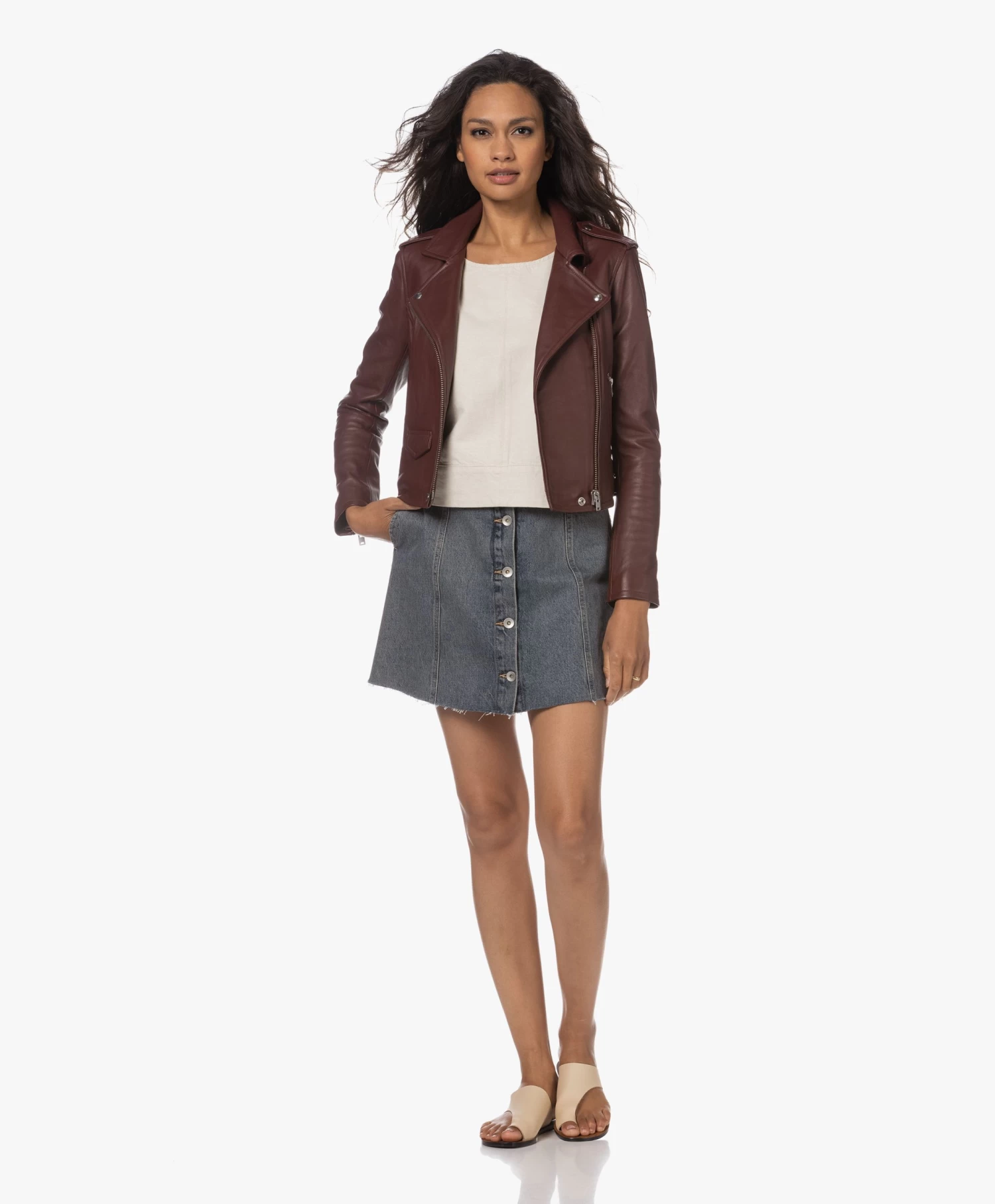 Pomandère Mini Denim Doorknooprok - Dirty Blue 12 Pomandère Mini Denim Doorknooprok - Dirty Blue - Afbeelding 12