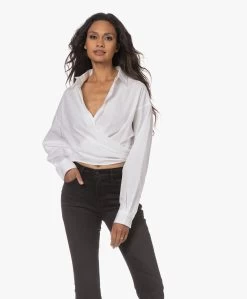Closed Cropped Wikkelblouse - Wit -Kleding Series Winkel 230713 a357e272 ec66 42fd 8bc2 a23f65b8bebb