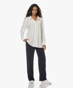 Norma Kamali Boyfriend Tech Jersey Blouse - Ivoor -Kleding Series Winkel 230713 a35ad08e 4a94 4bd7 91bb 52f6abe96798