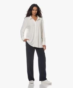 Norma Kamali Boyfriend Tech Jersey Blouse - Ivoor -Kleding Series Winkel 230713 a35ad08e 4a94 4bd7 91bb 52f6abe96798 scaled