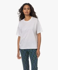 Filippa K Loose Fit Bio Katoenen T-Shirt - Wit -Kleding Series Winkel 230713 d18c238d 1682 4cf8 8e53 8266e9db3332