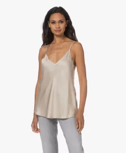 Resort Finest Satijnen Camisole Top - Champagne