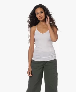 Hanro Cotton Seamless V-Hals Spaghetti Top - Wit -Kleding Series Winkel 230713 e4664070 b8c2 474c 8d56 c14776680d44 scaled