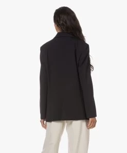 Closed Lola Oversized Scheerwolmix Blazer - Zwart -Kleding Series Winkel 230713 fd44ab53 bef0 4eb4 8571 ad09b6010a1c