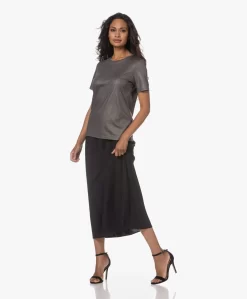 By Malene Birger Boshan Twill Maxi Rok - Zwart -Kleding Series Winkel 230718 00d97b5c 96cf 45b6 a9b0 e8572e7445ac scaled