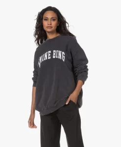 Anine Bing Tyler Oversized Sweatshirt - Washed Black -Kleding Series Winkel 230718 39390cc1 5834 4905 a1a8 c1f3c0e10f21 scaled