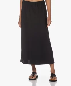 By Malene Birger Boshan Twill Maxi Rok - Zwart