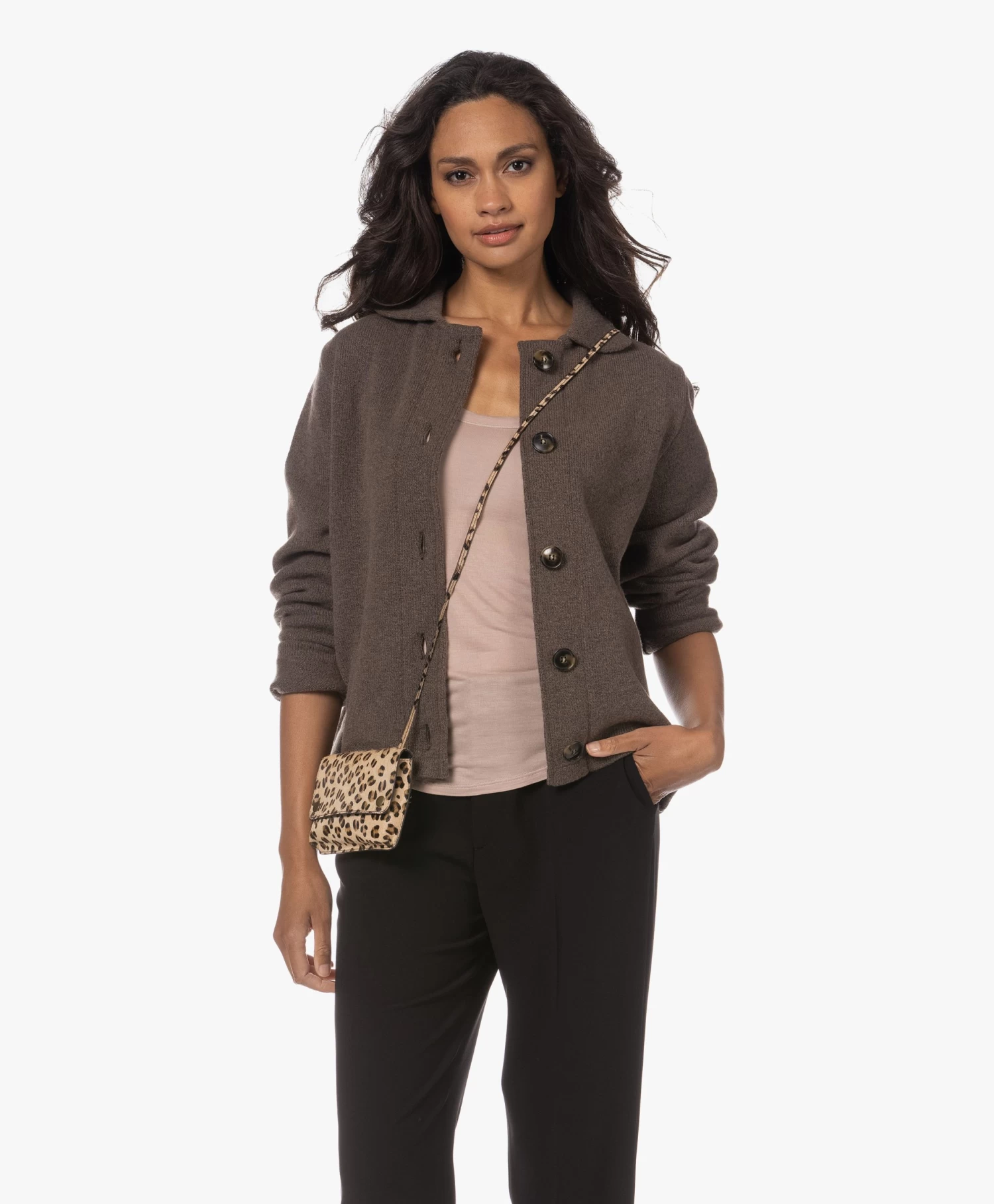 By-Bar Julie Hairy Cross-Body Tas - Leopard 2 By-Bar Julie Hairy Cross-Body Tas - Leopard - Afbeelding 2